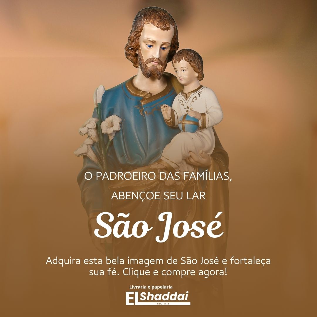 Post do Instagram Dia de São José Religioso Marrom