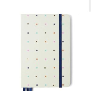 Caderneta Bossa Nova Miolo Tri 14x21 Pontos Off White