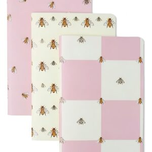 Caderneta Cicero Kit 3 Unidades 14x21 Melissa Cor Rosa Creme